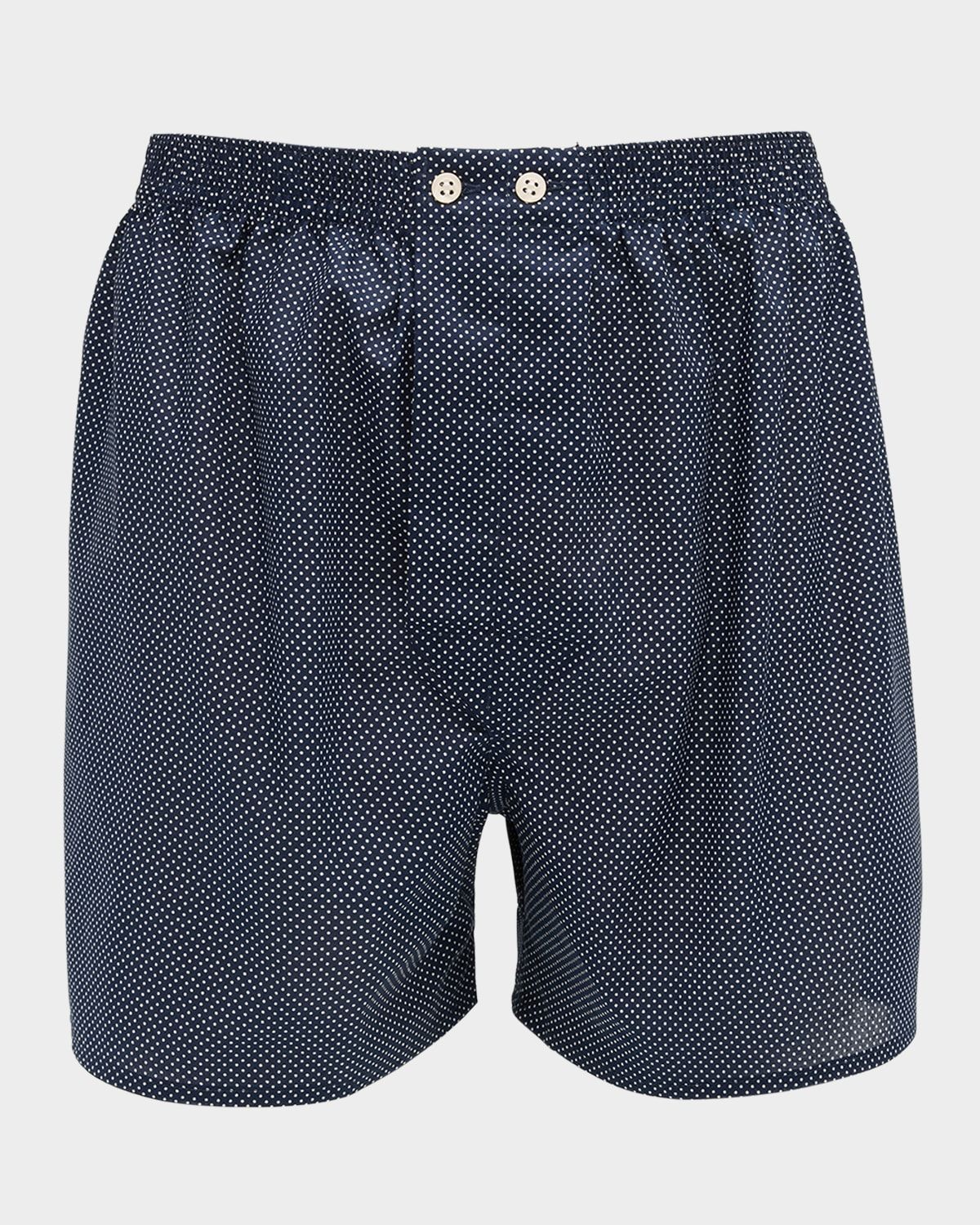 Men & apos;s Plaza Pindot Boxer Shorts