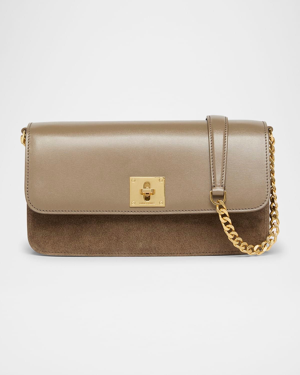 Gioia Flap Leather Shoulder Bag
