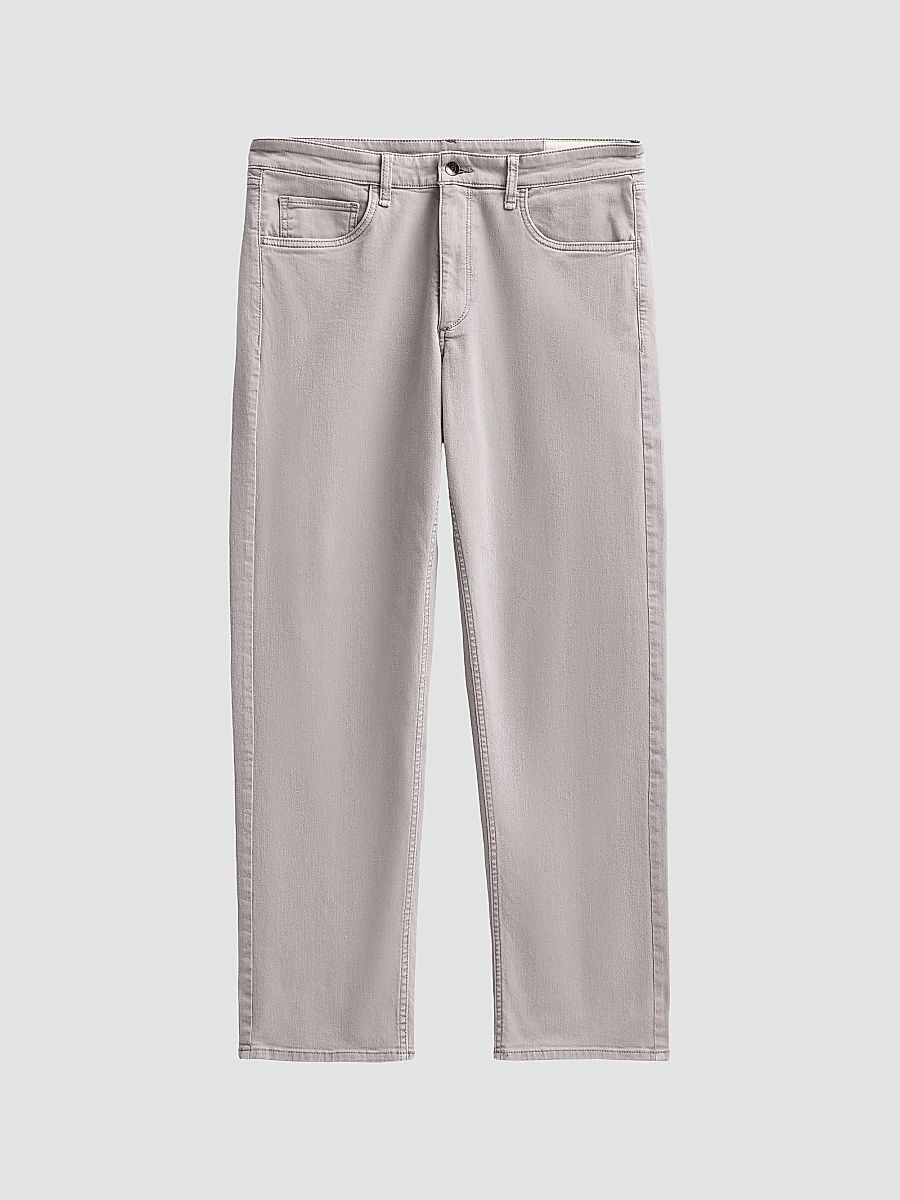 Men's Fit 4 Aero Stretch Straight Jeans - Grey - Size 40