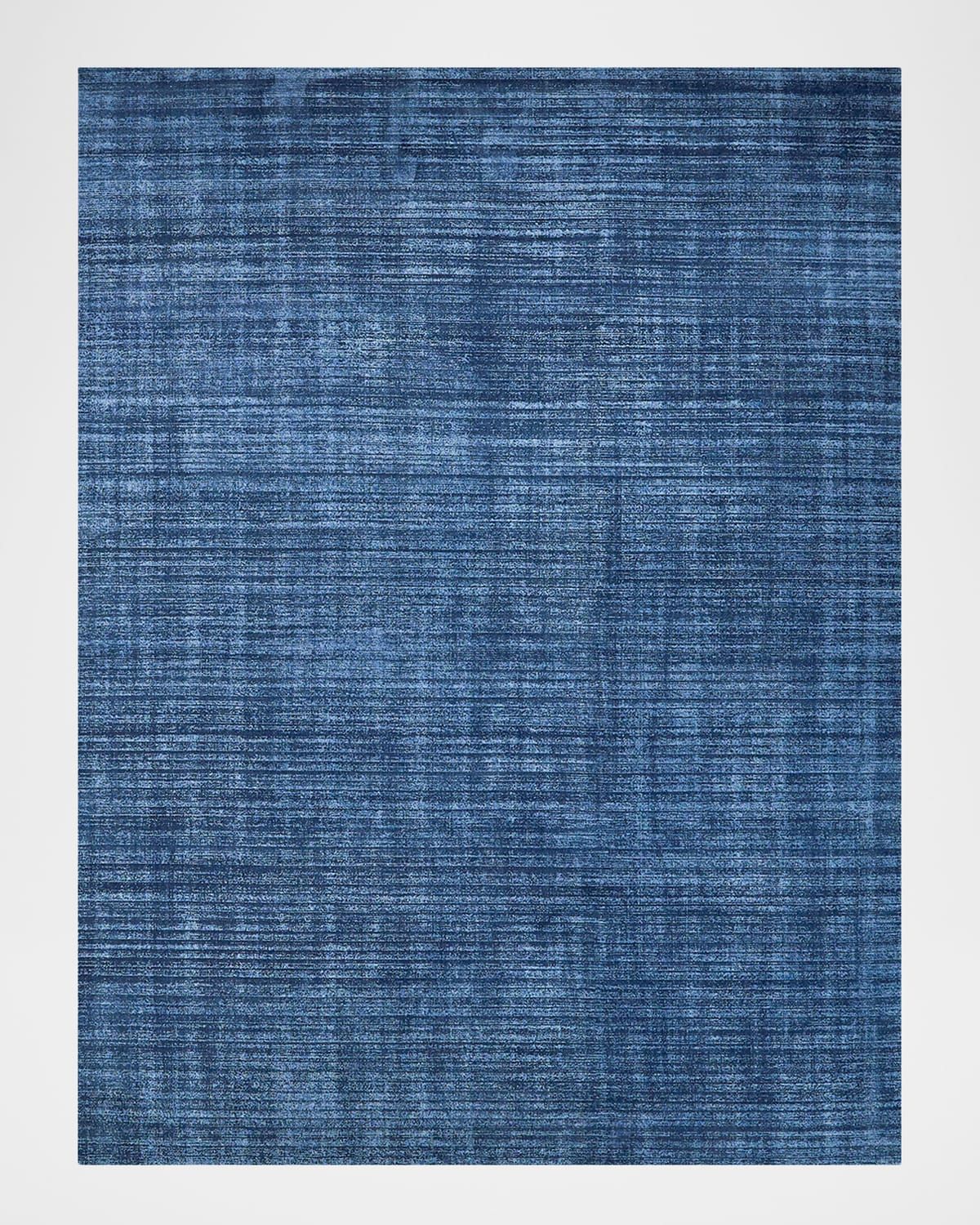 Martelli Modern Hand-Loomed Navy Rug