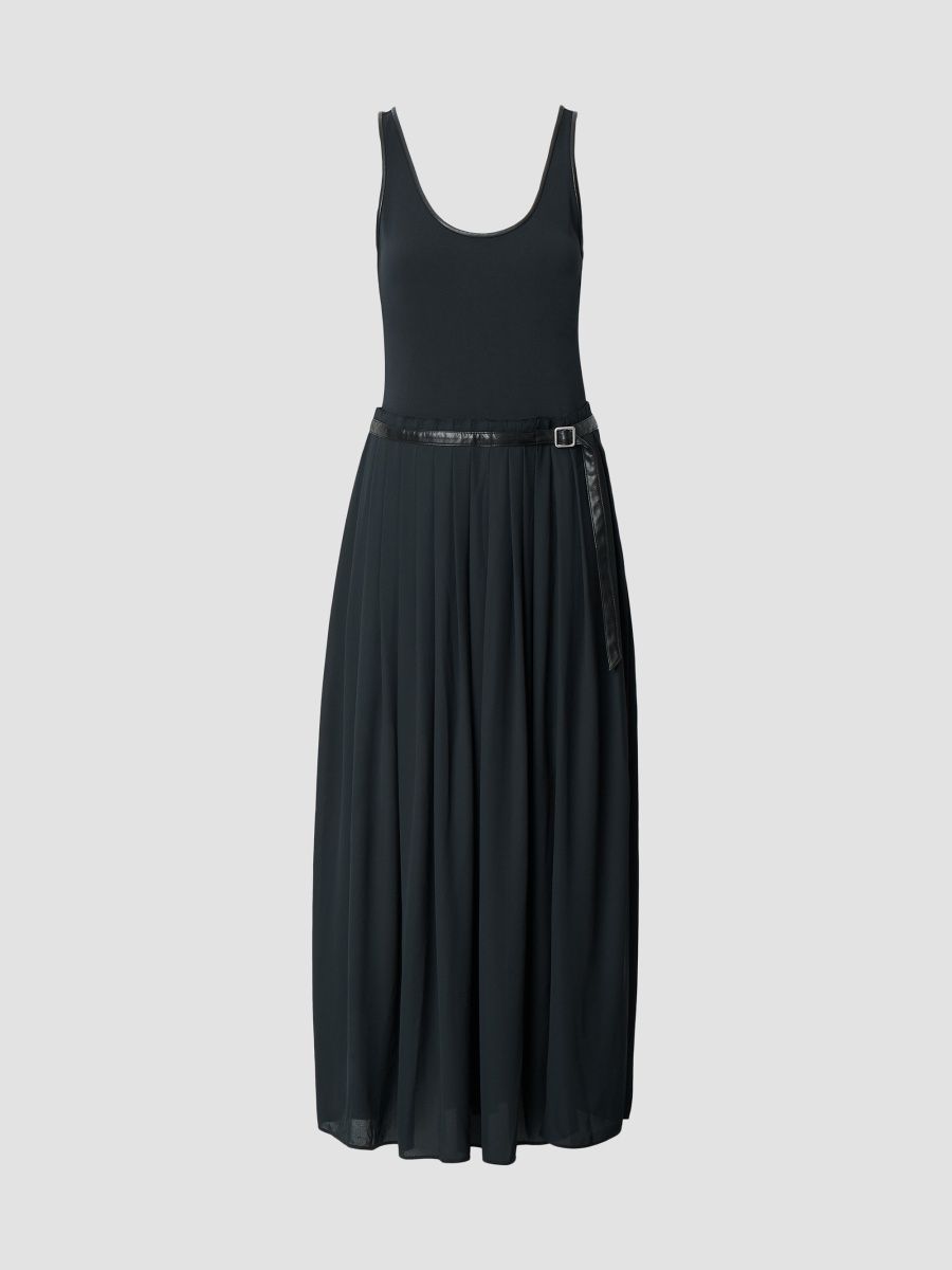 rag & bone Women's Bette Belted Maxi Dress - Black - Size XS