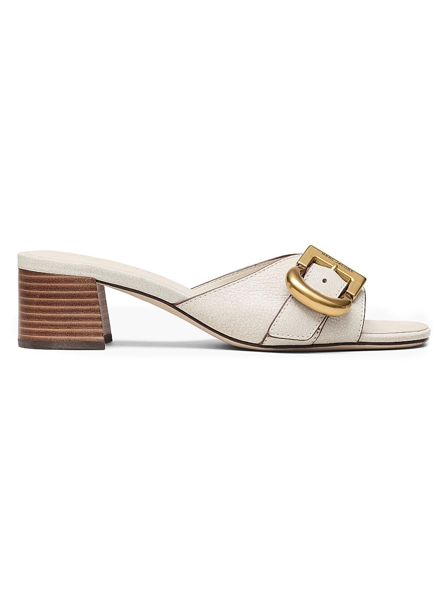 Women's The Doll 45MM Leather Sandals - White - Size 6