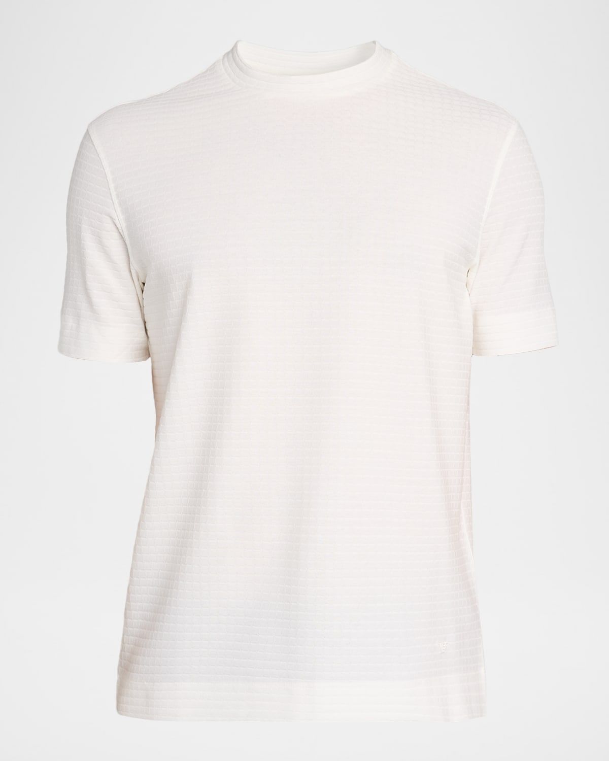 Men & apos;s Tonal Basketweave Crewneck T-Shirt