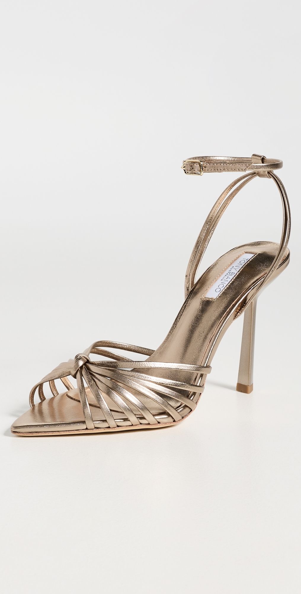 Tony Bianco Maxos Heels Amber Nappa Metallic 6