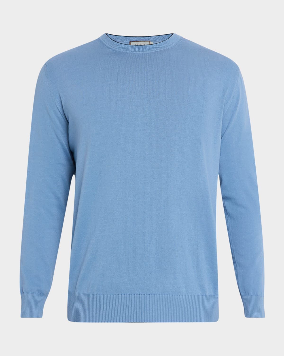 Men & apos;s Cotton Tipped Crewneck Sweater