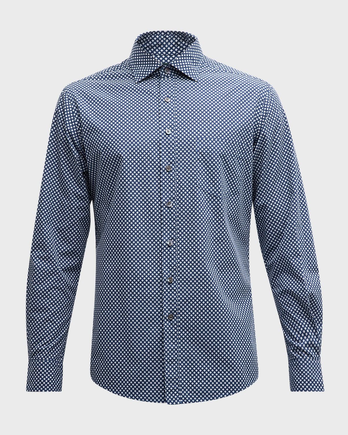 Men & apos;s Seaward Downs Printed Cotton Sport Shirt