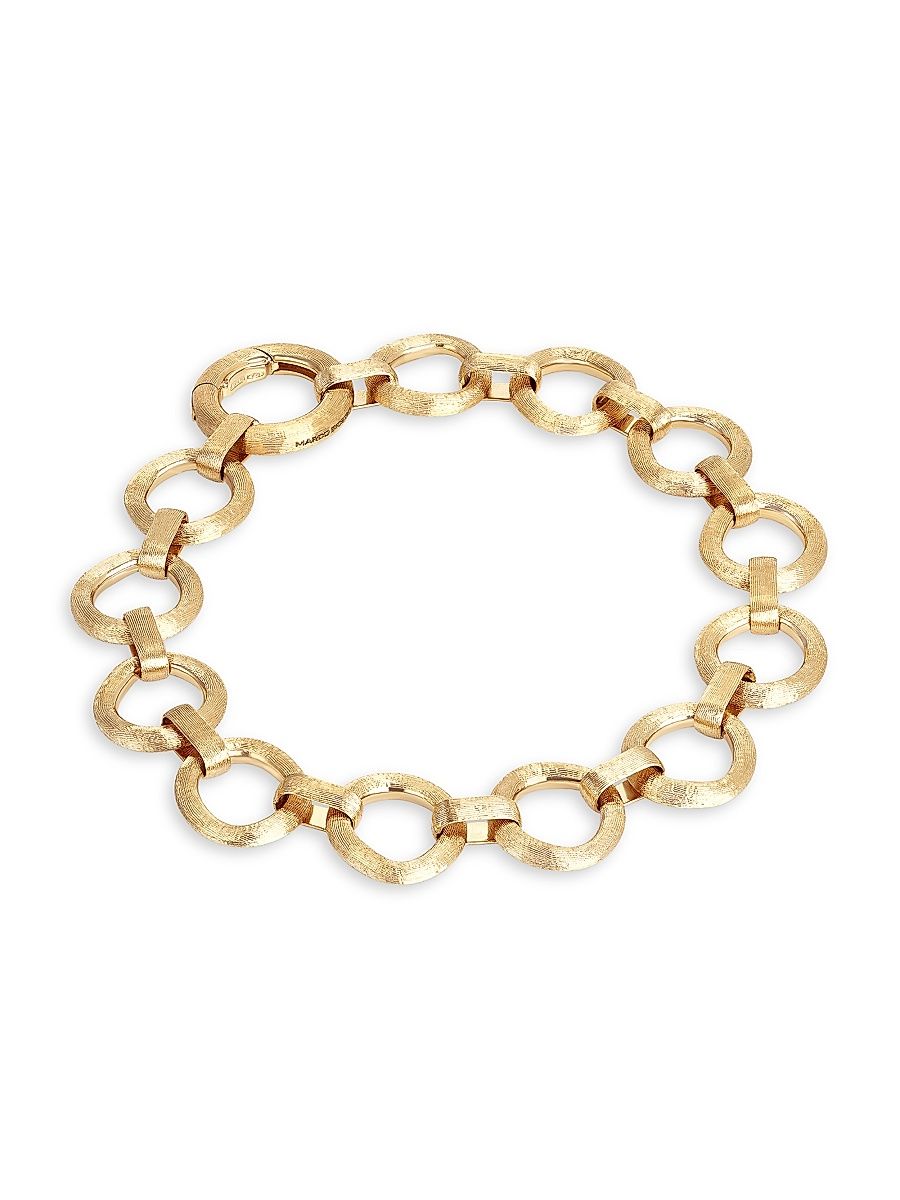 Women's Jaipur 18K Yellow Gold Flat-Link Chain Bracelet - Yellow Gold