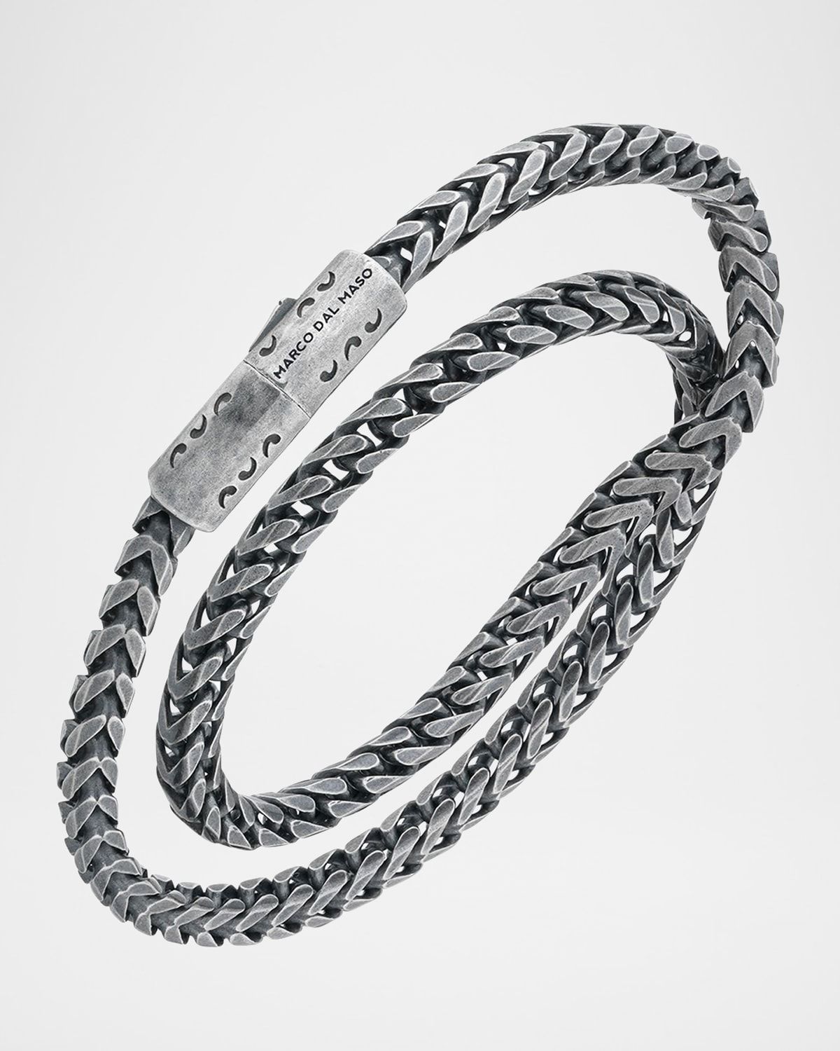 Men & apos;s Ulysses Double Wrap Chain Bracelet