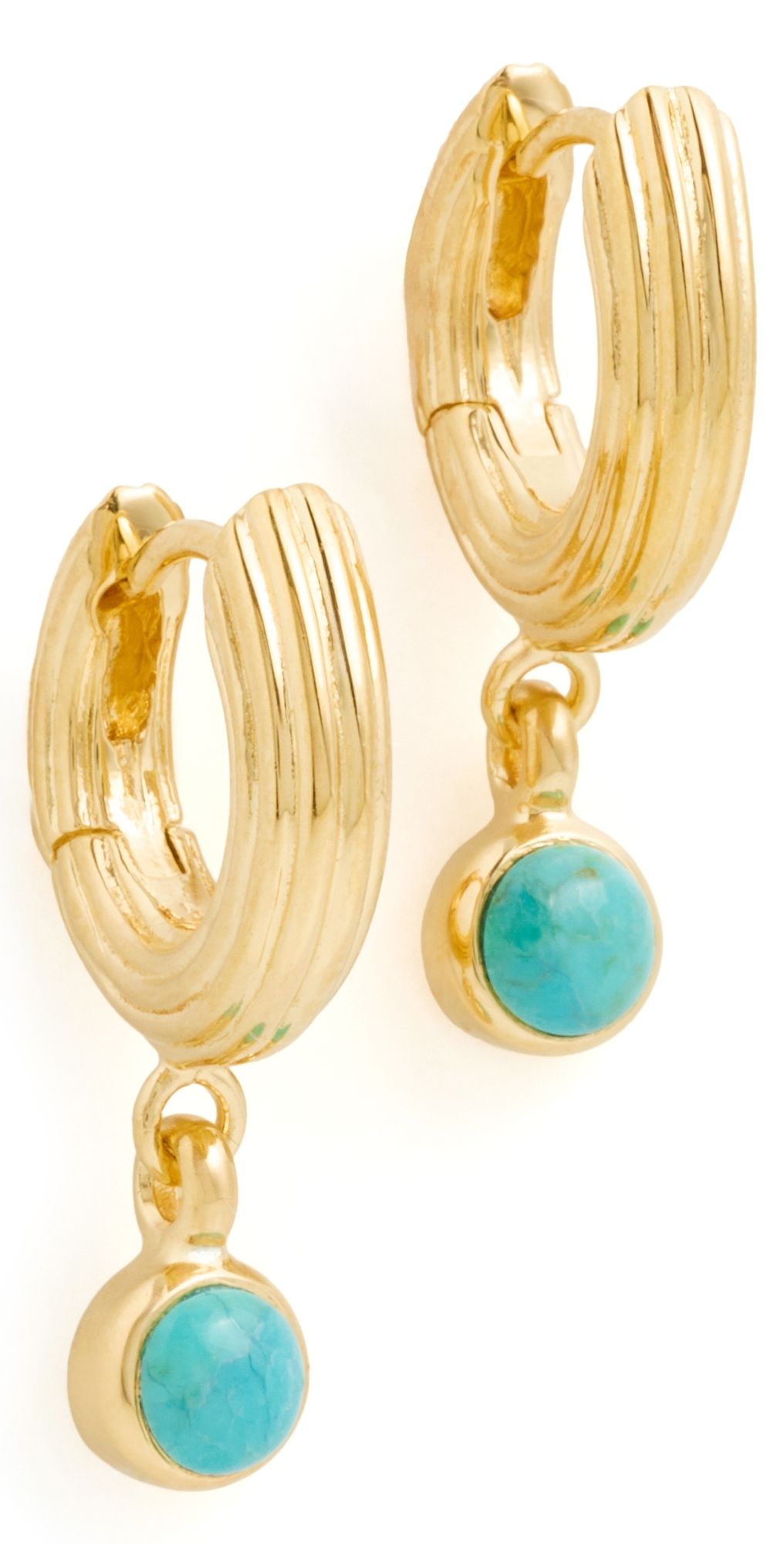 Dévé Mini Non-Conformist Hoops Turquoise One Size