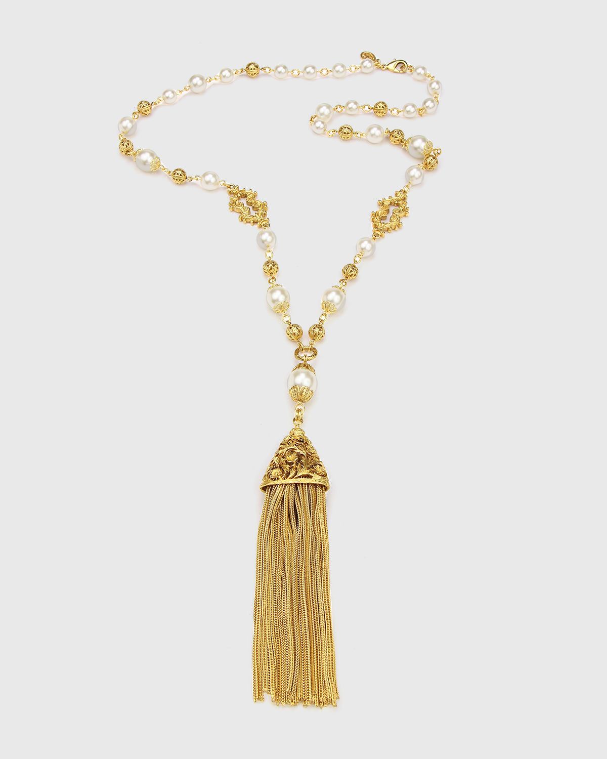 Chain Tassel Pendant Necklace