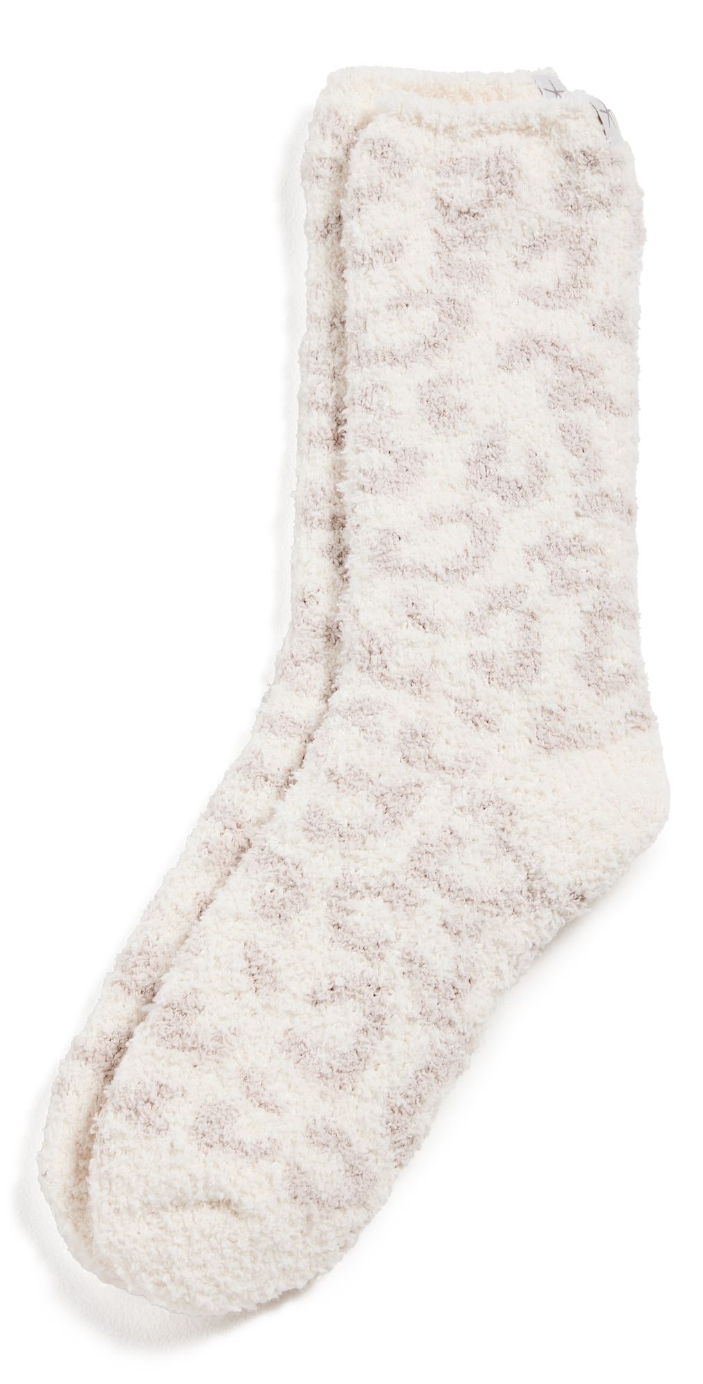 Barefoot Dreams CozyChic Barefoot In The Wild Socks Cream/Stone One Size