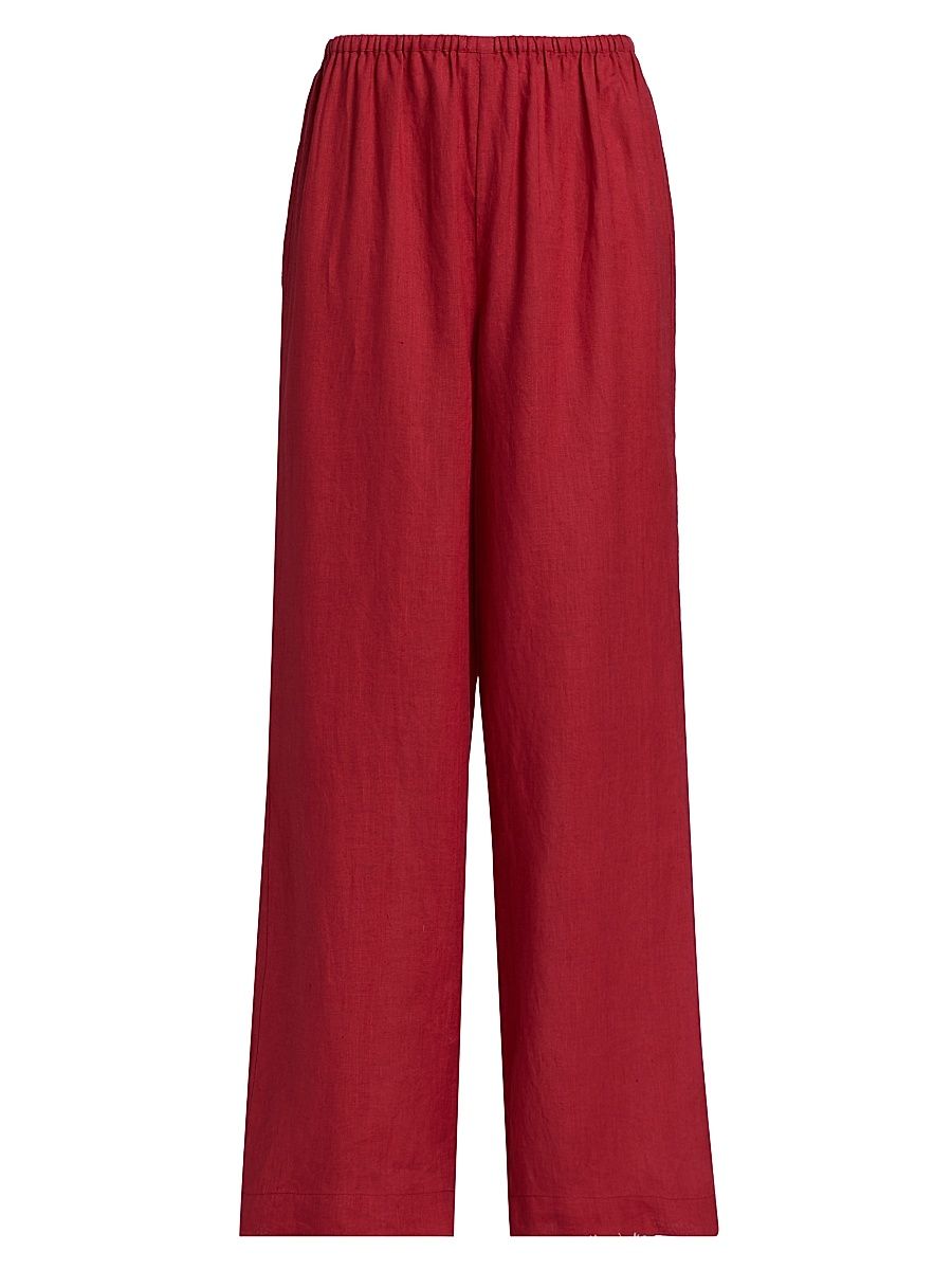 Women's Omi Linen Pants - Huckleberry - Size XS