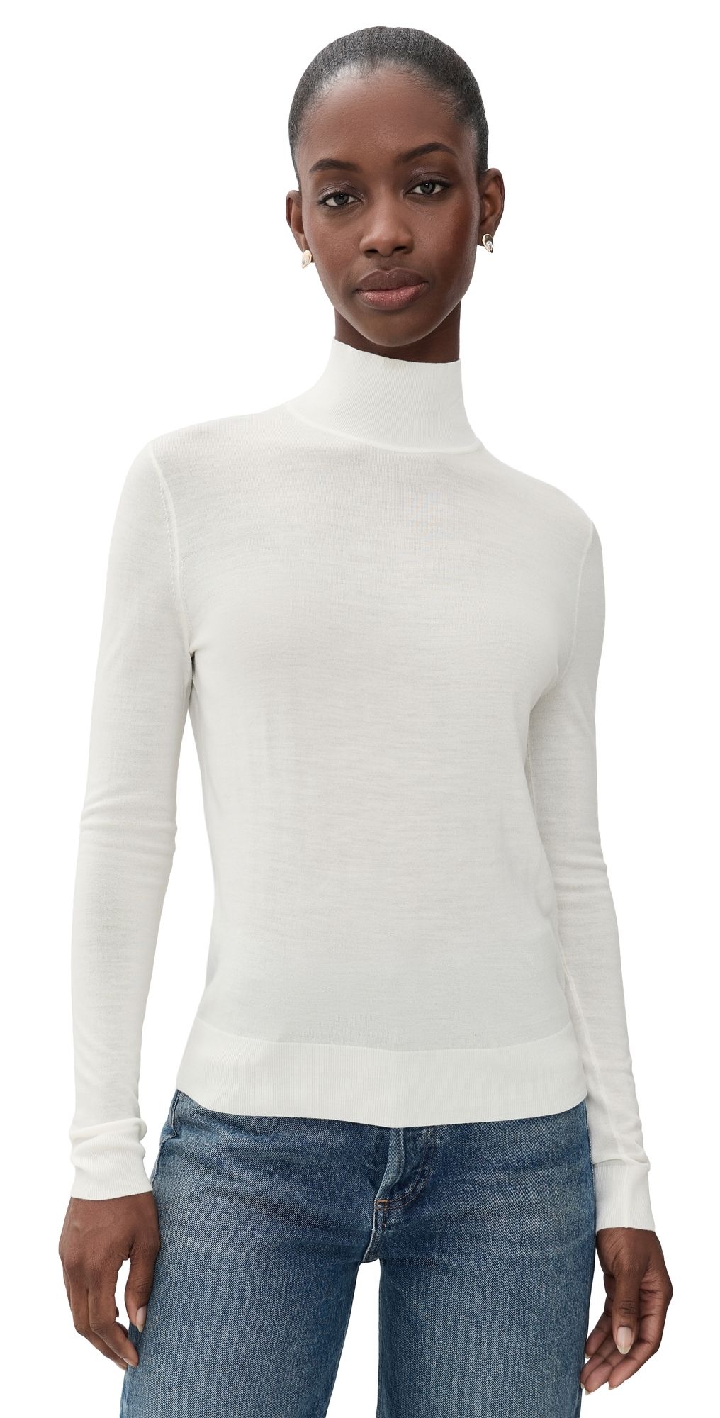 Theory Turtleneck Sweater New Ivory S