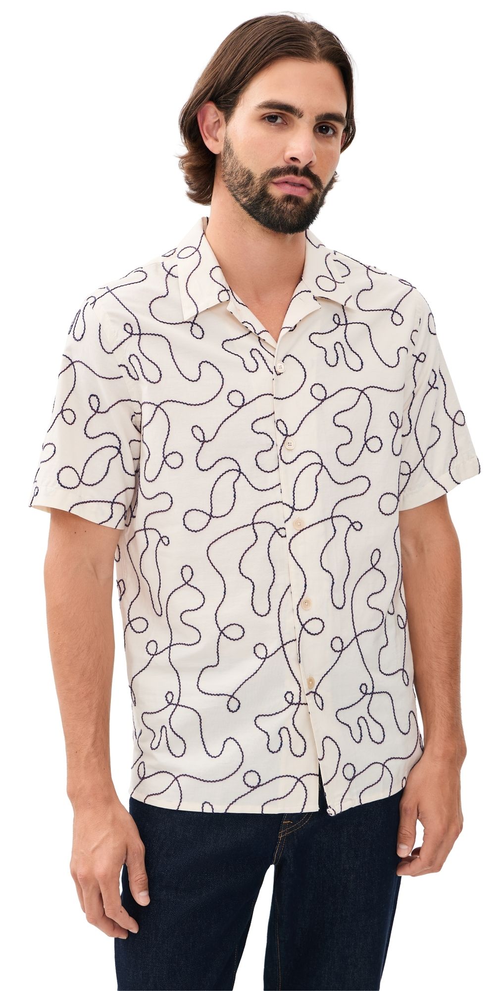 PS Paul Smith Short Sleeve Casual Fit Shirt Natural XL