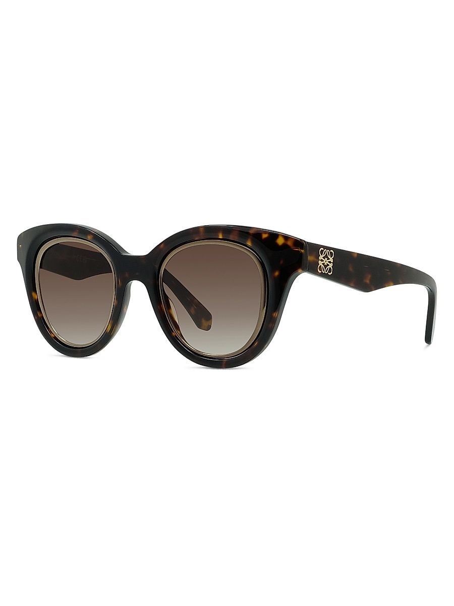 Women's 51.5MM Round Sunglasses - Brown