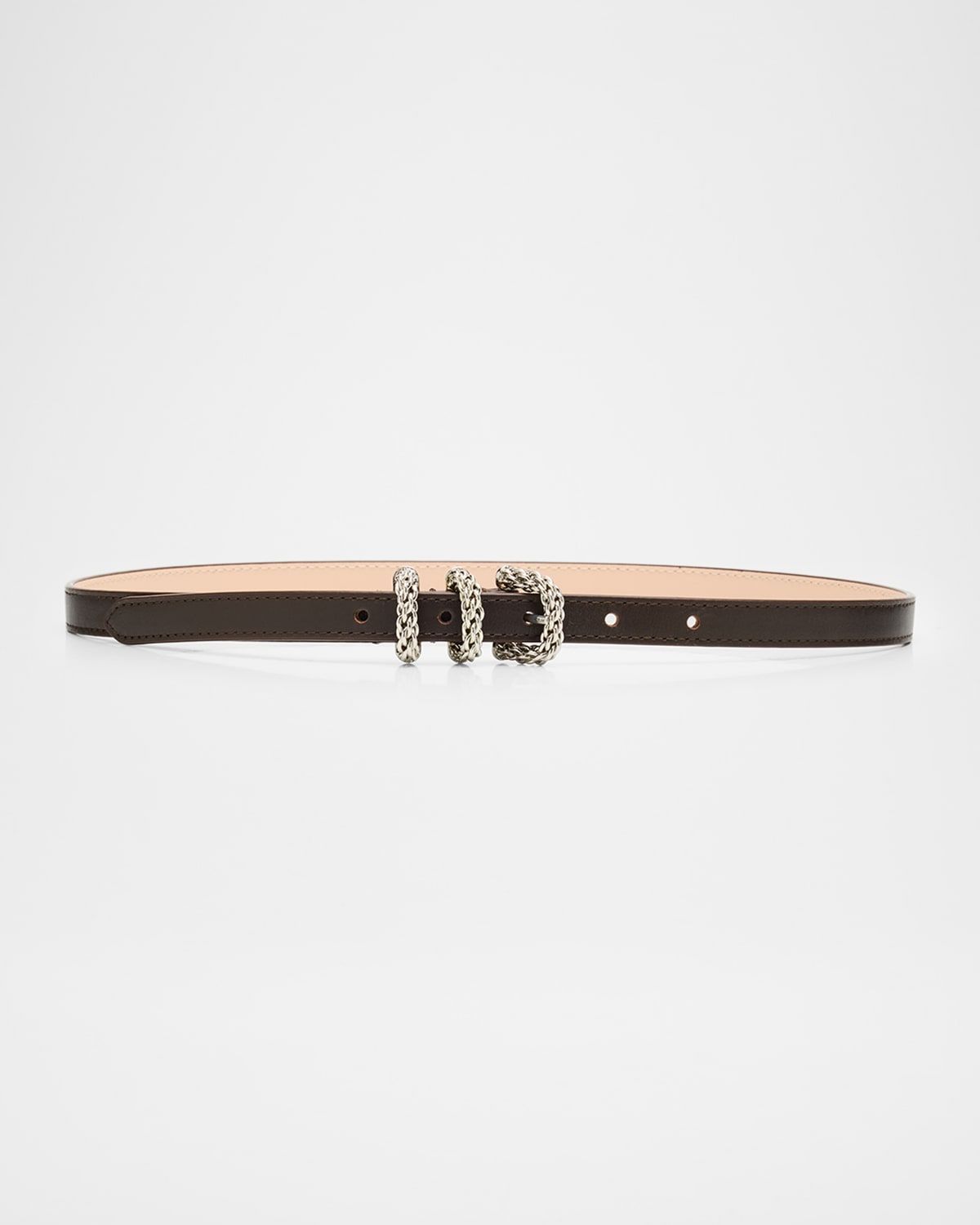 Kat Tabac Nappa Leather Belt