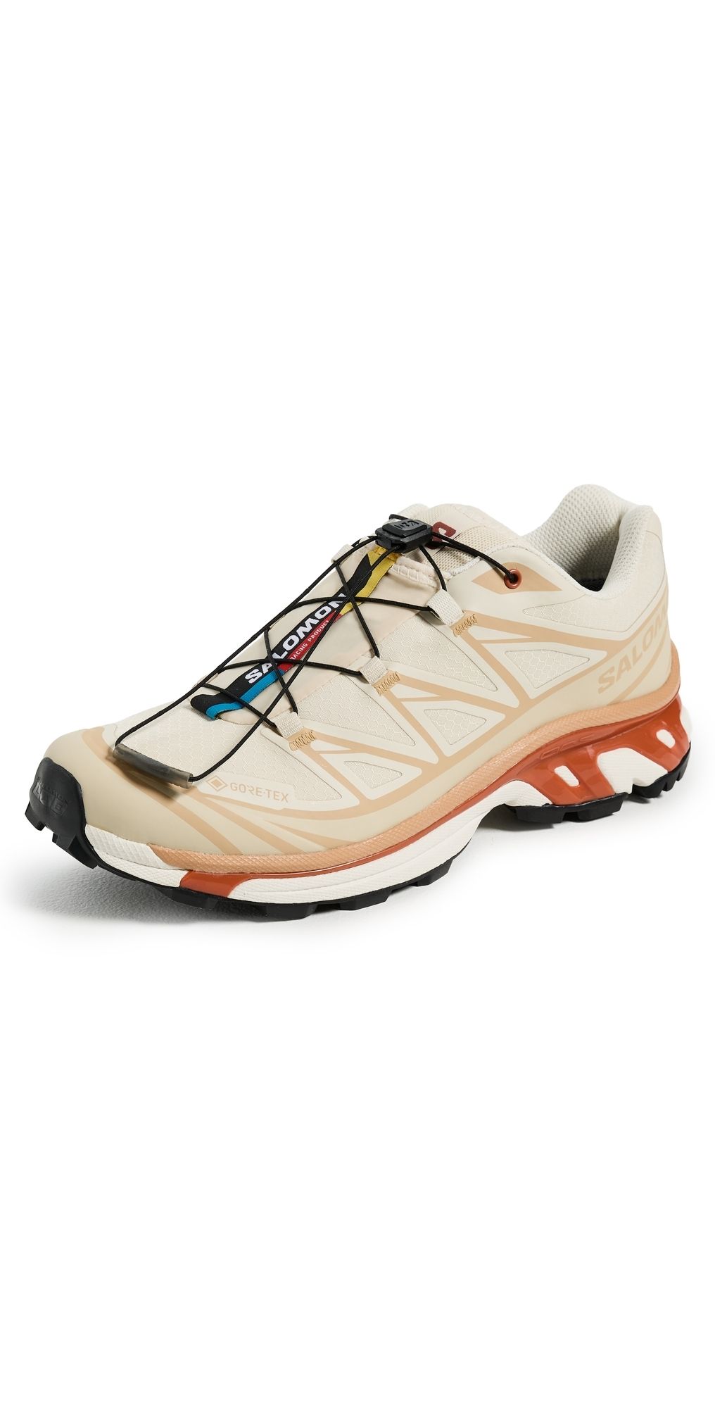 Salomon XT-6 Gore-Tex Sneakers Almond Milk/Soft Clay/Burnt Ochre M 12.5