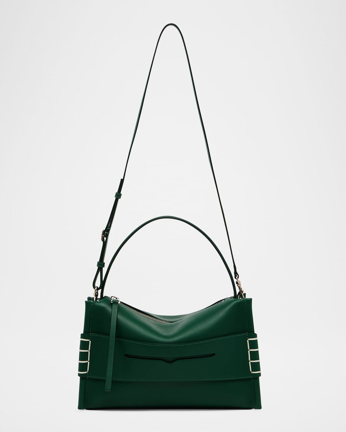 Penny Loafer Leather Top-Handle Bag