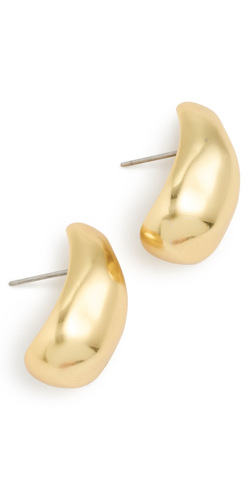 Madewell Droplet Stud Statement Earrings Vintage Gold One Size