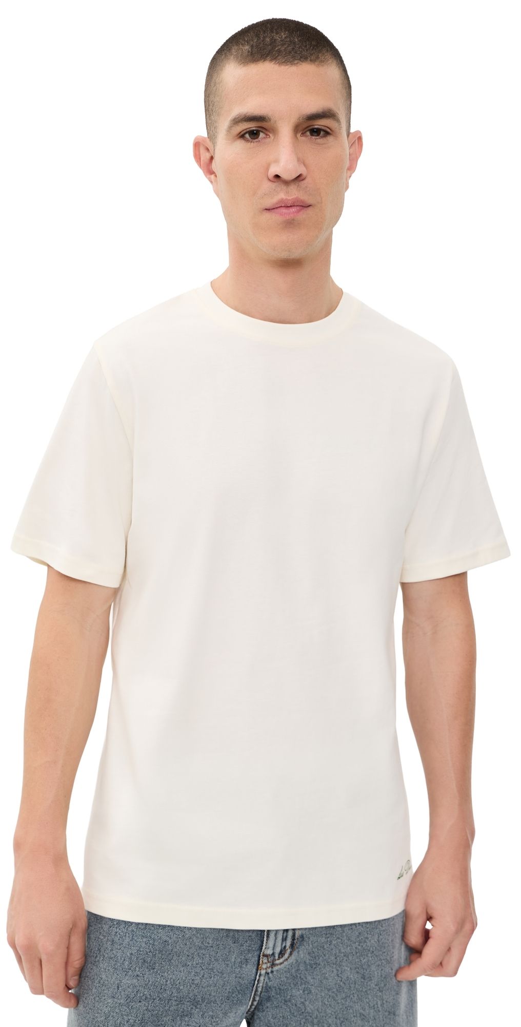 Les Deux Plant T-Shirt Light Ivory S