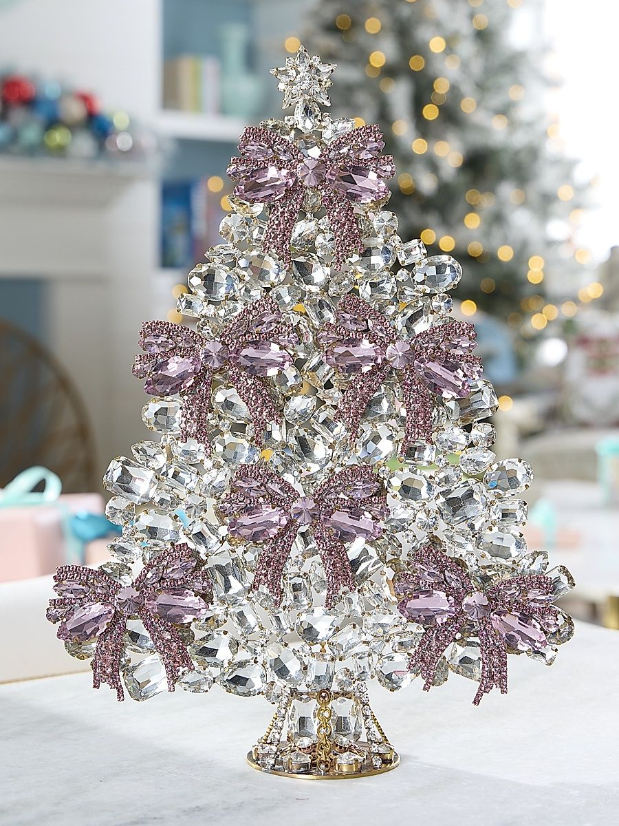 Ribbon Crystal Christmas Tree Decoration
