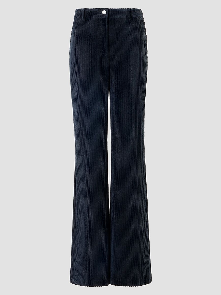 Women's Celia Techno Corduroy Pants - Navy - Size 12