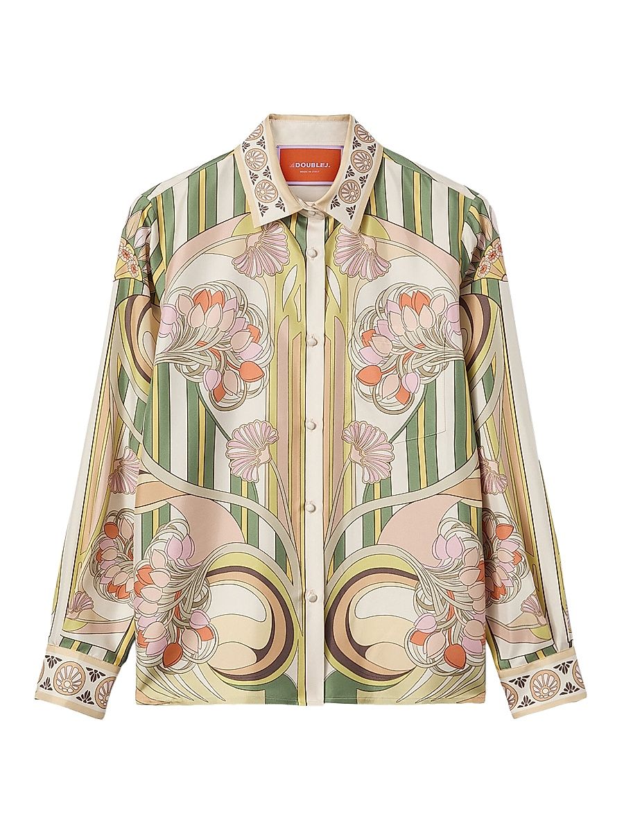 Women's Boy Shirt - Tulip Pale Pink - Size XXL