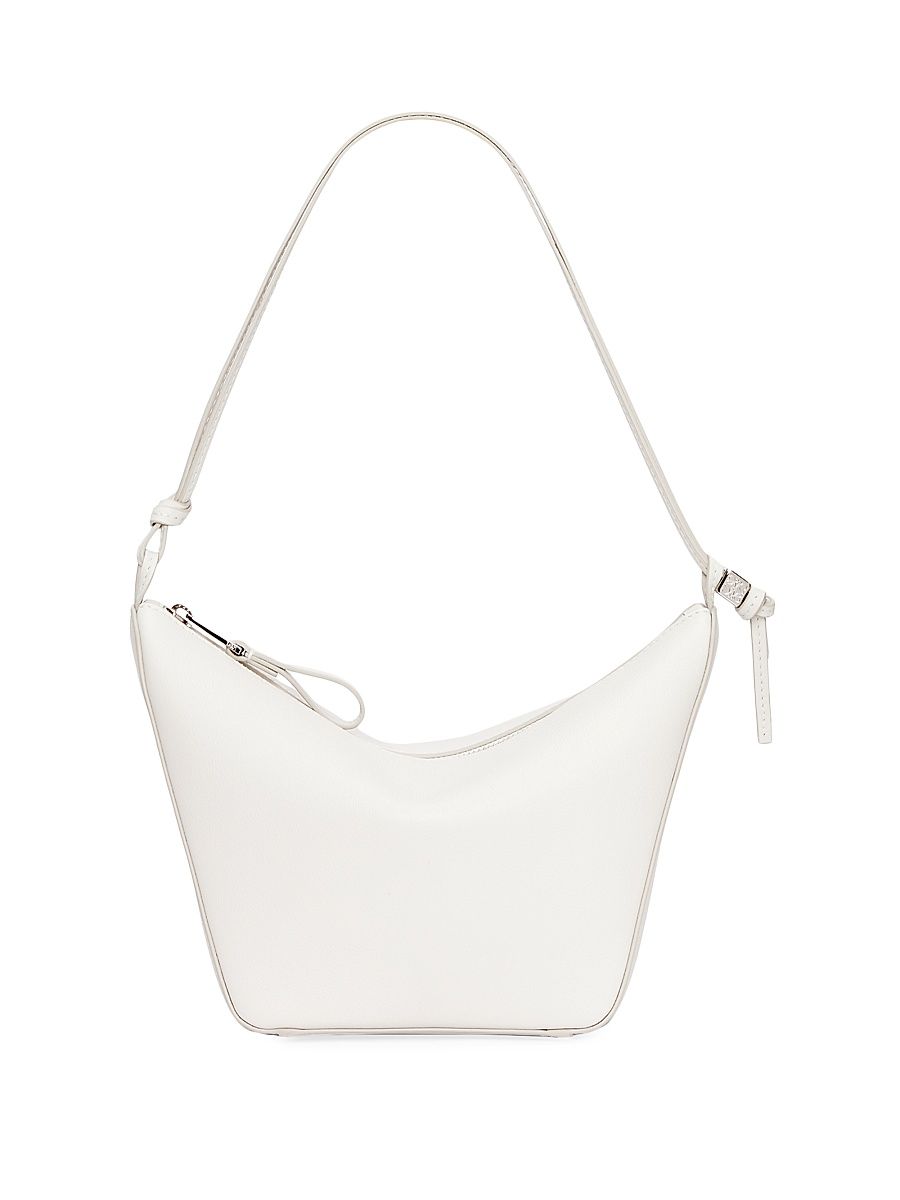 Women's Mini Hammock Hobo Bag - Soft White