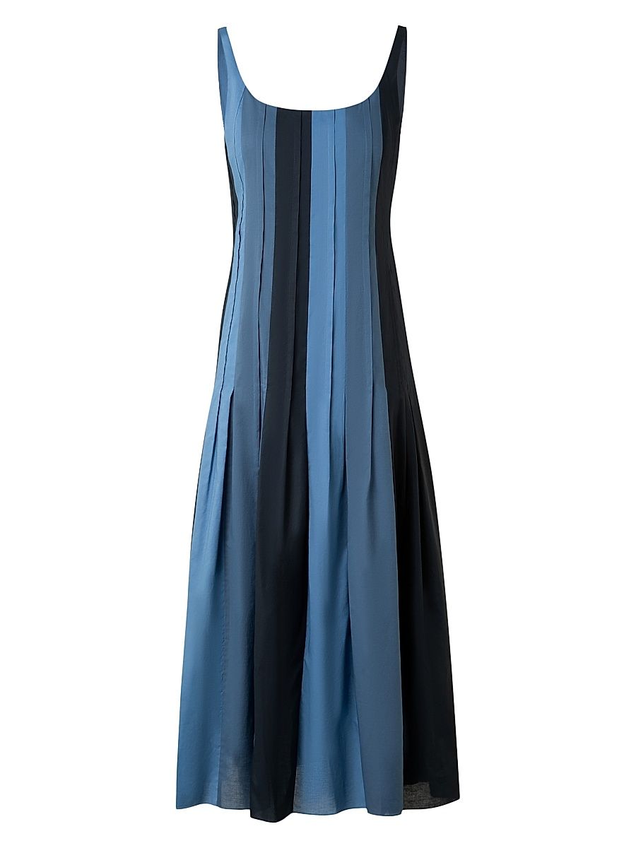 Women's Paneled Tuck A-Line Dress - Size 12