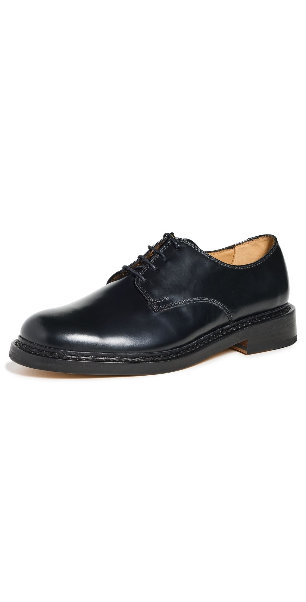 Our Legacy Uniform Parade Shoes Black Leather 42