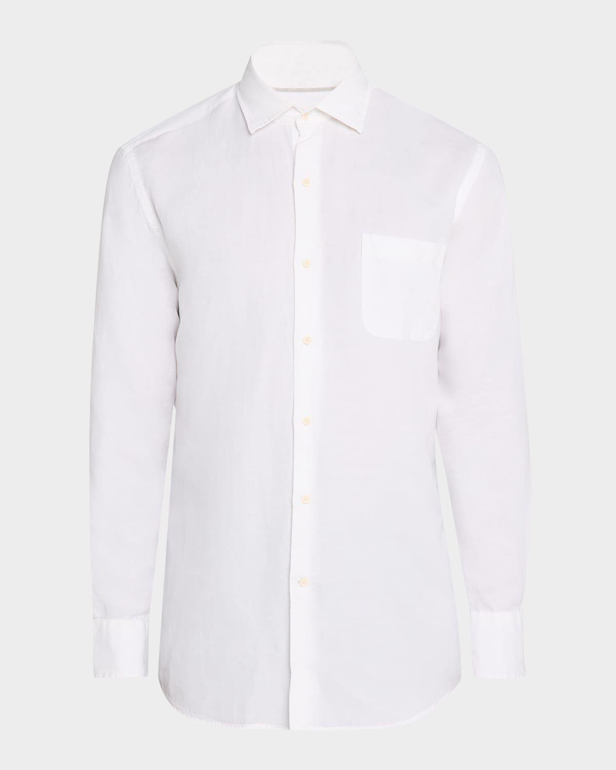 Men & apos;s Canal Linen and Cotton Sport Shirt