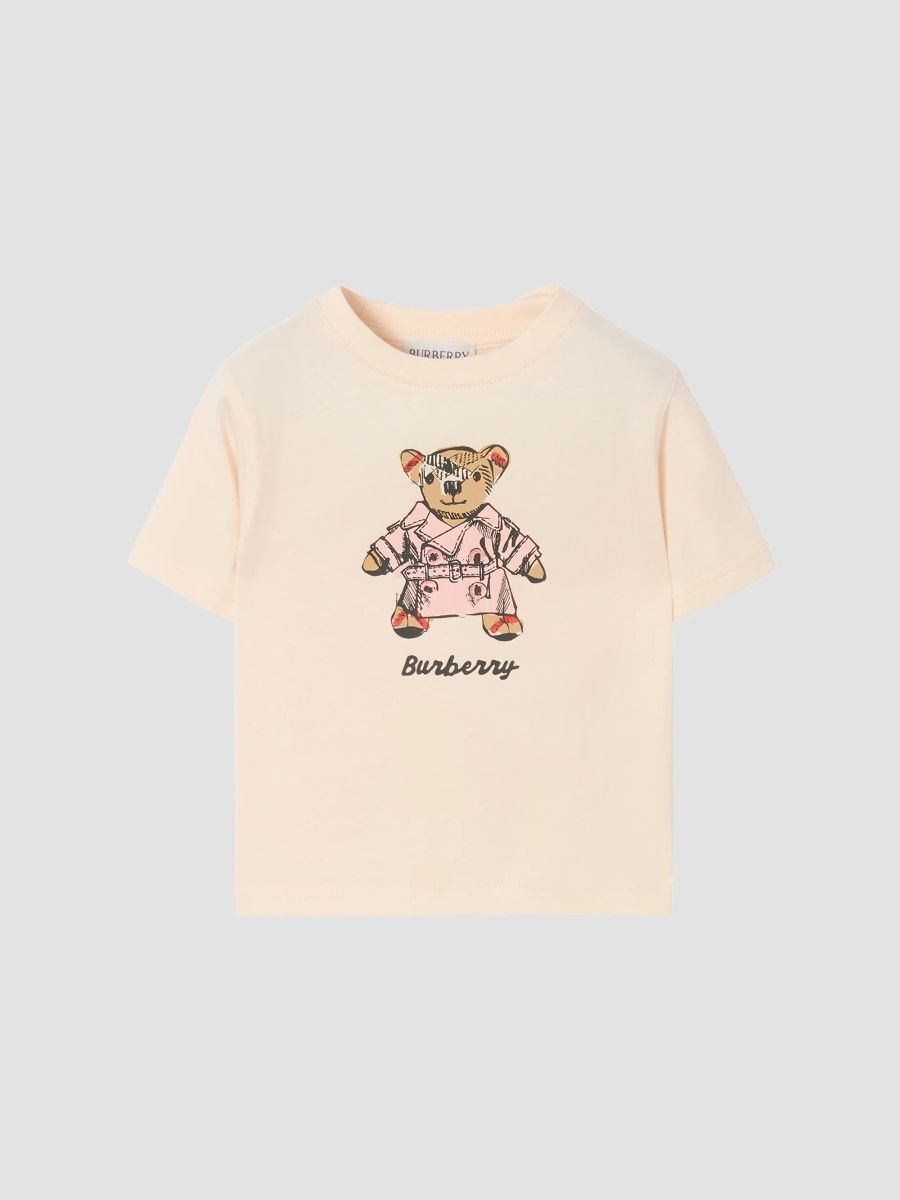 Burberry Girl's Baby Girl's & Little Girl's Thomas Bear Graphic T-Shirt - Pale Cameo - Size 12 Months