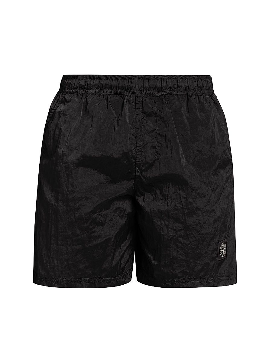 Men's Logo Swim Shorts - Black - Size XL