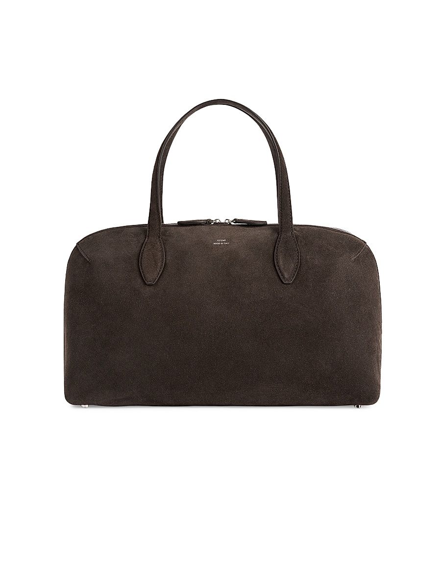 Women's Boston Suede Bag - Brown