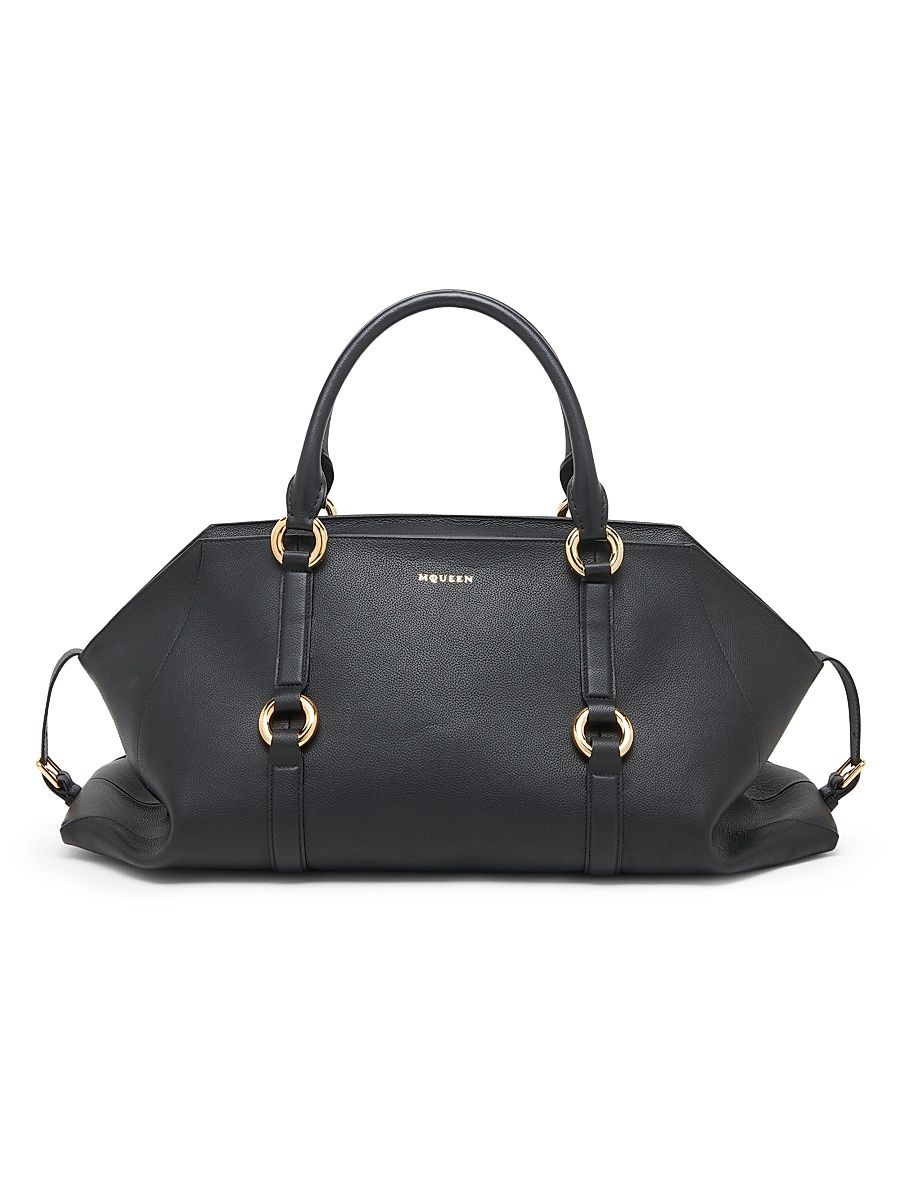 Women's Farringdon Maxi Top Handle Bag - Black Gold