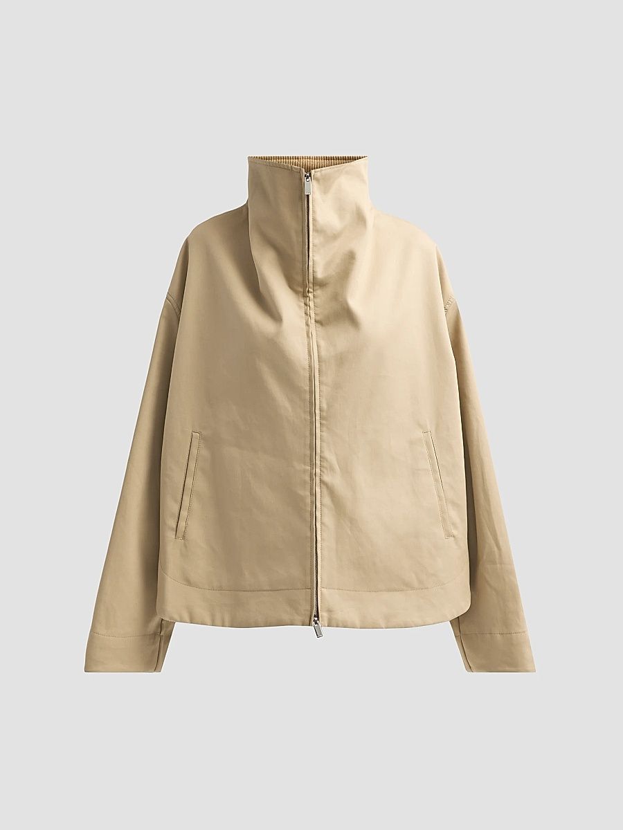 Toteme Women's Zipped Country Jacket - Fawn - Size 12