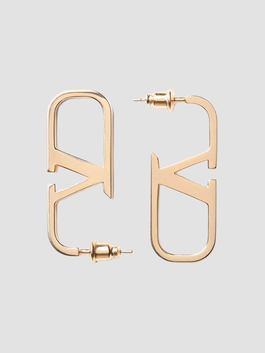 Valentino Women's VLogo Signature Metal Earrings - Gold