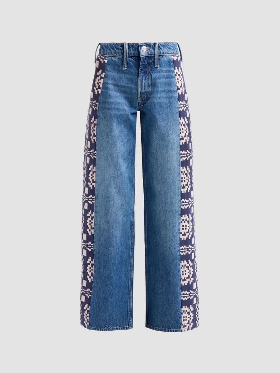 Mother Women's The Side Eye Spinner Sneak Jeans - Lets Build Fort - Size 32