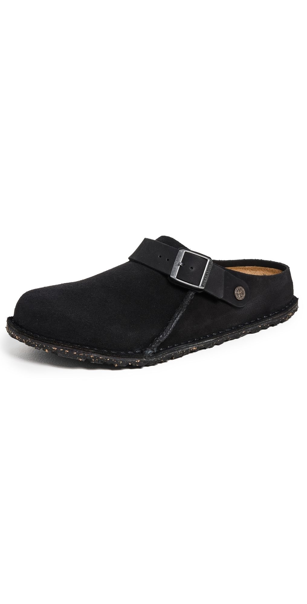 Birkenstock Lutry Premium Suede Clogs Black 46
