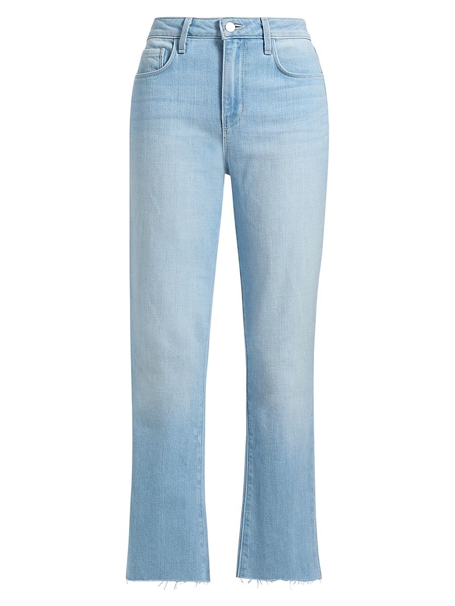 Women's Kendra High-Rise Flare Crop Jeans - Bayridge - Size 24