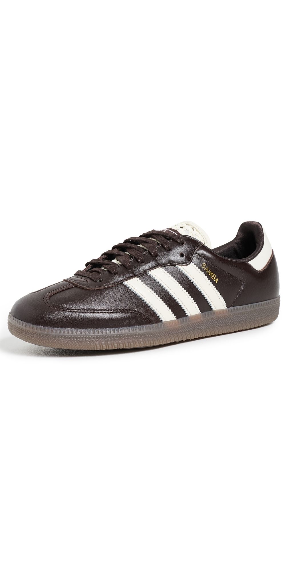 adidas Samba OG Sneakers Aurora Coffee/Off Wh/Gold Met 11.5