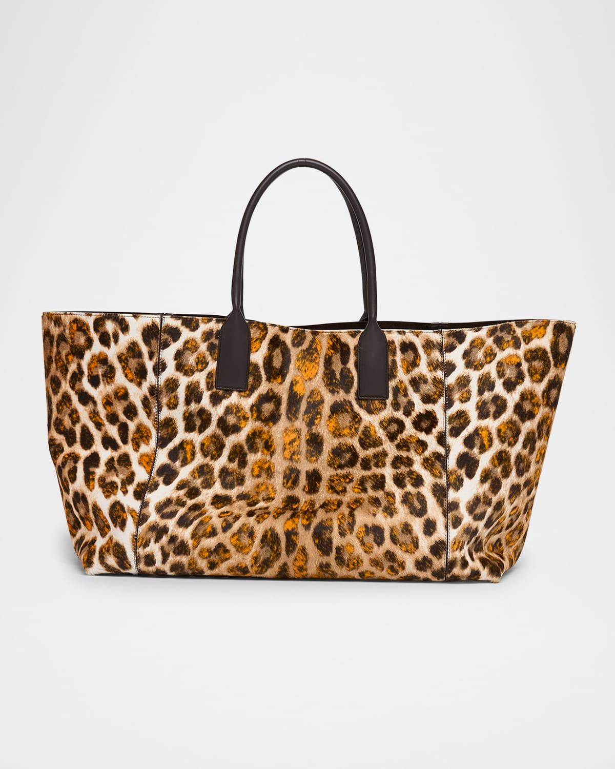 Leopard Calf Hair Tote Bag
