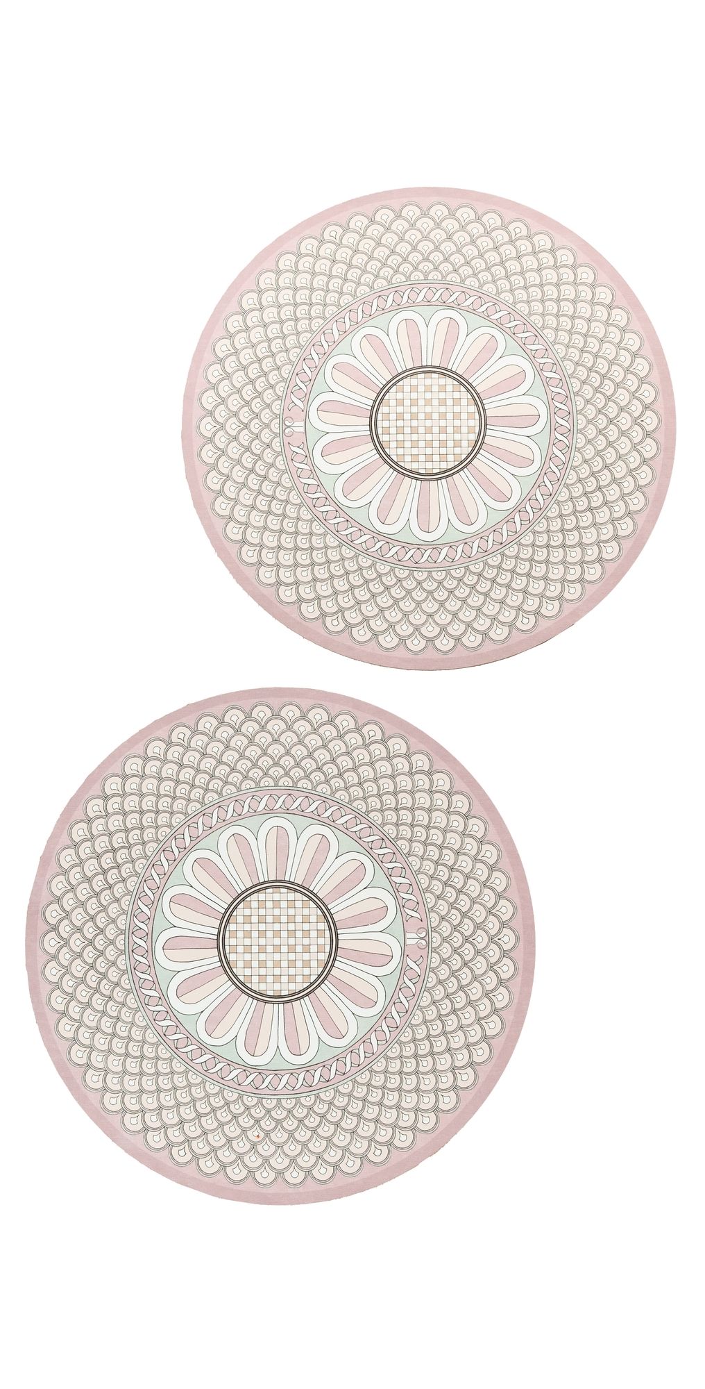 La DoubleJ Hardback Placemats Set of 2 Napoli One Size