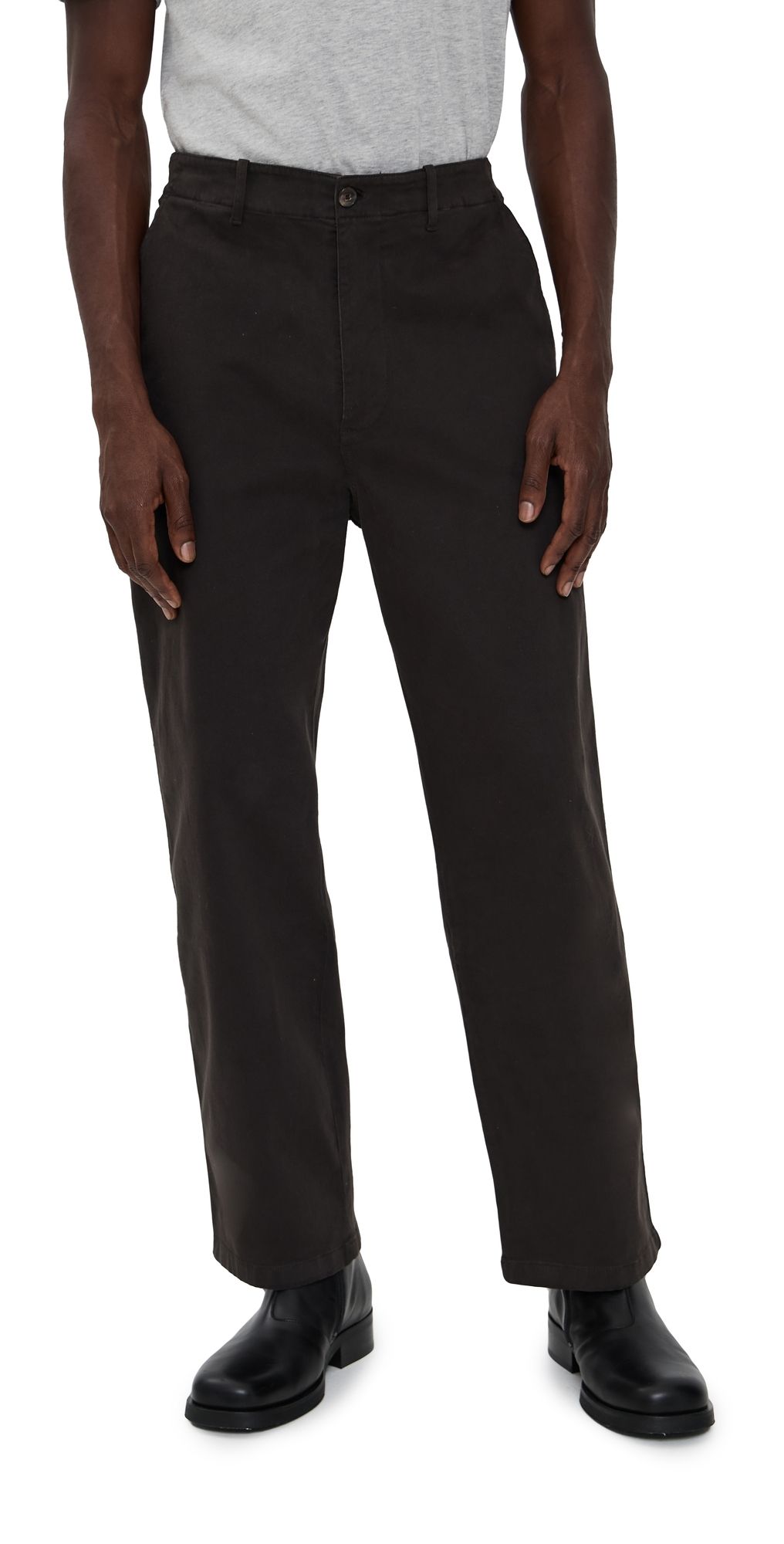 FRAME Cotton Chino Pants Dark Chocolate 36