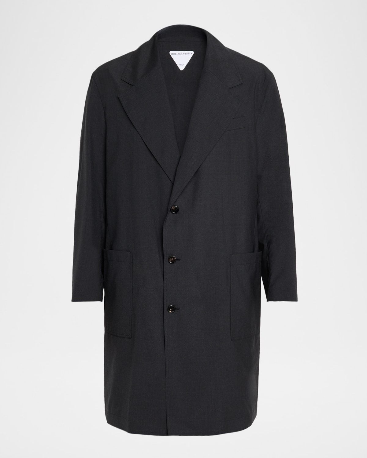 Men & apos;s Superfine Wool Overcoat