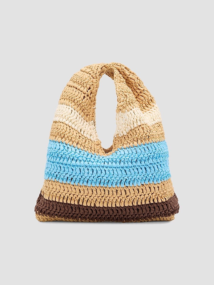 Women's Simone Striped Top Handle Bag - Desert Sky