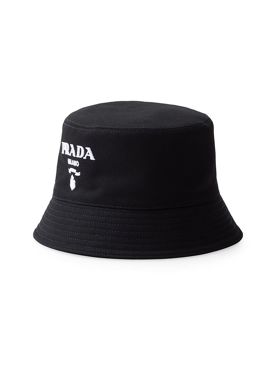 Women's Drill Bucket Hat - Black - Size Medium