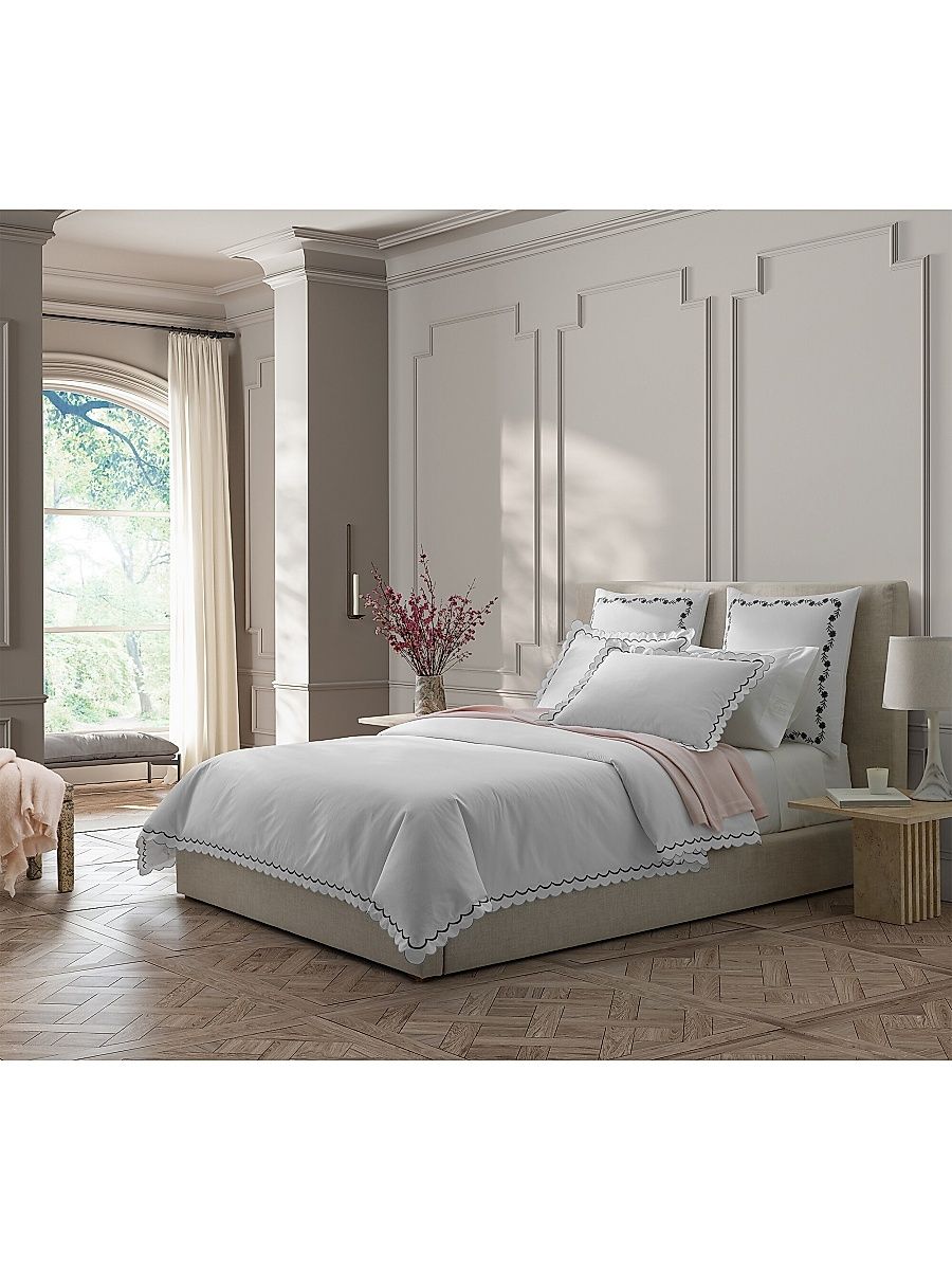 Matouk India Duvet Cover & Sham Collection - Cerulean - Size European