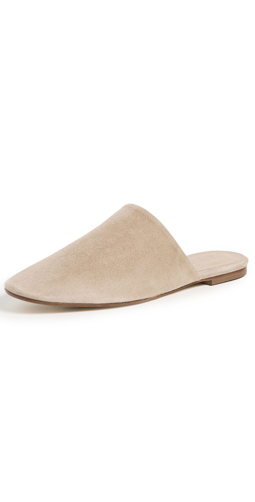 AEYDE Rega Kid Suede Leather Mules Sand 36
