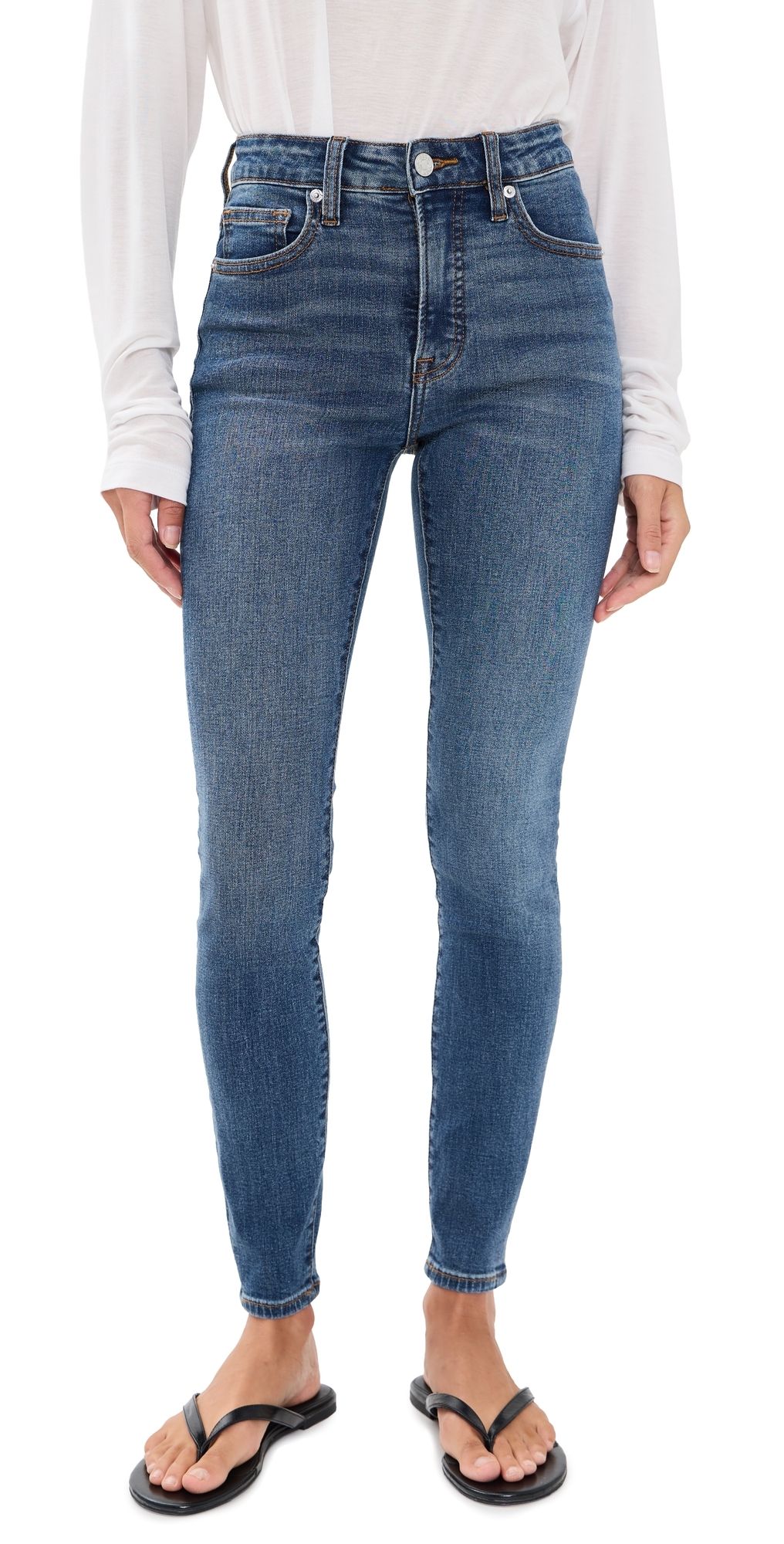 Good American Good Legs Skinny Jeans Blue004 12